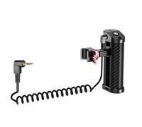 Poignée latérale ergonomique en aluminium pour appareil photo reflex numérique avec fermeture rapide et 2 câbles de déclenchement de 5 mm pour un câble de déclenchement stable