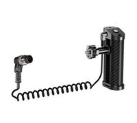 Poignée latérale ergonomique en aluminium pour appareil photo reflex numérique avec fermeture rapide et 2 câbles de déclenchement de 5 mm pour un câble de déclenchement stable