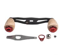 Poignée légère en fibre de carbone avec bouton en liège pour moulinets de lancer d'appâts avec montage standard (main droite)