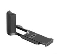 Poignée légère en forme de L avec déclenchement rapide et bouton d'obturation pour appareil photo Fujifilm X M5 - Poignée stable en métal et silicone pour photographie (noir)