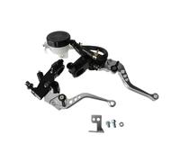 Poignée Levier Frein Pompe Hydraulique De Frein Et d'embrayage Moto 7/8" 22 Mm, Coupe D'huile Modifiée Universelle, Levier Réglable, Adapté pour Nmax 125