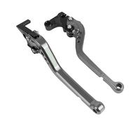Poignée leviers d'embrayage de Frein pour F800R 2009-2021 leviers d'embrayage de Frein réglables CNC Courts et Longs Accessoires de Moto poignées Levier(Long Titanium)