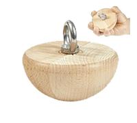 Poignée libre, entraînement de force de préhension | Balles de traction en bois portable, accessoire d'entraînement multifonction pour boulder, pull-up, arrière, état physique