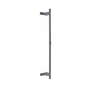 Poignée - LIEBHERR - 7438430 - Acier inoxydable - 750 x 65 x 100 mm - 2 rondelles en plastique