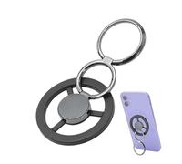 Poignée magnétique pour téléphone Portable, Support Anneau de d'anneau Doigt magnétique,Support réglable en métal pol