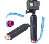 Poignée Main Flottante pour caméra d'action GoPro Hero12 Hero11 Hero10 Max/DJI Osmo Action 3/Insta360 One/Hero 11 Mini 10 9 8 Akaso Campark Float,Stockage Interne étanche,Violet