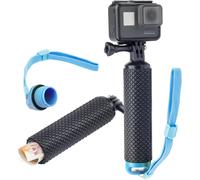 Poignée Main Flottante Pour Caméra D'action Gopro Hero12 Hero11 Hero10 Max/Dji Osmo Action 3/Insta360 One/Hero 11 Mini 10 9 8 Akaso Campark Float,Stockage Interne Étanche,Bleu