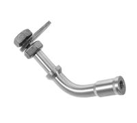 Poignée Métallique de Cheminée M10 à Ressort, Antidérapante | Remplacement DIY en Métal, Insert Fileté M10, pour Poêles à Granulés et Fumoirs Barbecue