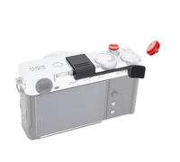 Poignée métallique JJC avec Couvre-patonnière Compatible avec Les appareils Photo numériques Fujifilm XE5 et X-E5, revêtement en Silicone, poignée avec Bouton de déclenchement, antidérapante, Noire