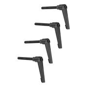 Poignée Métallique Mâle Réglable Résistante à la Corrosion, Poignée de Fixation de la Ligue de Zinc 4pc pour les Machines de Traitement du Bois/D'impression, Résistance à L'usure (Longueur de vis