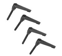 Poignée Métallique Mâle Réglable Résistante à la Corrosion, Poignée de Fixation de la Ligue de Zinc 4pc pour les Machines de Traitement du Bois/D'impression, Résistance à L'usure (Longueur de vis