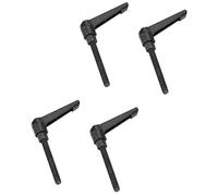 Poignée Métallique Mâle Réglable Résistante à la Corrosion, Poignée de Fixation de la Ligue de Zinc 4pc pour les Machines de Traitement du Bois/D'impression, Résistance à L'usure (Longueur de vis