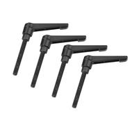 Poignée Métallique Mâle Réglable Résistante à la Corrosion, Poignée de Fixation de la Ligue de Zinc 4pc pour les Machines de Traitement du Bois/D'impression, Résistance à L'usure (Longueur de vis