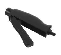 Poignée Métallique Noire pour Pied de Micro, Réglage Angle | Grippage Ergonomique, Finition Résistante à L’usure, Connecteur Fileté, Usage Scène et Réparation Rapide