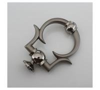 Poignée Meuble Vintage Boutons Tiroir avec Vis, Heurtoir simple en alliage de zinc, noir, or, argent, noir, luxe, anneau de frappe, poignée de meuble(Sand silver)