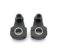 Poignée Mount Risers Pour Moto Vélo Guidon Support Étendu Guidon Riser Pince Poignée Graisse Barre Adaptateur Montage Pince Montage Guidon(1 Pair Black)
