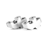 Poignée Mount Risers Pour NC 750 X Pour NC750X 2016-2021 Accessoires Moto Riser Levage Guidon Pince Guidon Riser CB500X CB500F CB300F Pince Montage Guidon(2)