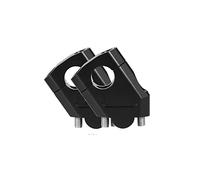 Poignée Mount Risers Pour Pour MT07 Pour MT09 Pour R1200GS Guidon Moto Riser Barre Montage Poignée Pince Universelle 28mm 22mm Pince Montage Guidon(22mm Black)