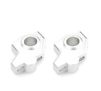 Poignée Mount Risers Pour Pour TDM 850 1991-2000 Pour TDM 900 2002-2011 22mm 7/8 "moto Décalage Poignée Barre Montage Risers Étendre Déplacé Pour CNC Pince Montage Guidon(Matte Silver)