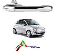 Poignée Ouvre-Porte de plein Air avant Droite Chrome Sans Trou pour 500 2007>