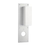Poignée palière aluminium type Bastille 70x250mm argent trou de 32 - HERACLES - I-231103TR32