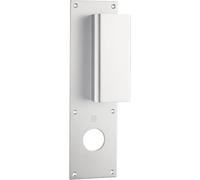 Poignée palière aluminium type Bastille 70x250mm argent trou de 36 - HERACLES - I-231103TR36