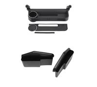 Poignée Passager Extensible Boîte Rangement Support Téléphone Et Plateau Pour Levier Vitesse Pour Suzuki Pour Jimny JB64 JB74 2019-2025 Accessoires D'intérieur(Black-3Pieces)