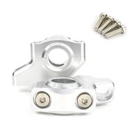 Poignée Pince Rehausse Rehausseurs de guidon décalés 22 mm (7/8"), pour Suzuki V-Strom 250, 650, DL650(Gloss Silver)