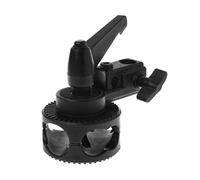 Poignée pivotante unique pour serre-tête de roue - Support de fixation inclinable - Bras réflecteur télescopique