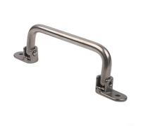 Poignée pliante en acier inoxydable 304 robuste pour équipement industriel résistant à la rouille Support robuste Design élégant Ingénierie de précision Distance des trous 138 mm 158 mm Distance entre