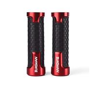 Poignée Poignées De Guidon De Moto CNC Poignées De Propulseur À Main Pour SUZUKI BURGMAN 650 400 125 200 250 AN650 AN400 AN125 AN200 Accessoires couvre-guidon(Red)