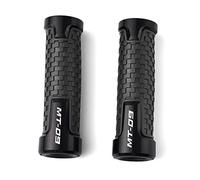 Poignée Poignées De Guidon De Moto CNC Poignées De Propulseur De Poignée En PVC Pour MT-09 MT 09 Traceur XSR900 Accessoires De Moto couvre-guidon(Black)