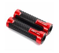Poignée Poignées De Poignée De Scooter Anti-dérapantes Cnc 22mm Poignée De Guidon De Barre Pour KYMCO AK550 AK 2017 2018 Couverture couvre-guidon(Red)