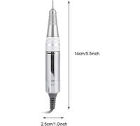 Poignée Portative De Perceuse D'Ongle 35000Rpm,Pratique Pour La Machine De Polissage D'Ongle Électrique,Métal De Haute Qualité,Et Résistant À L'Usure