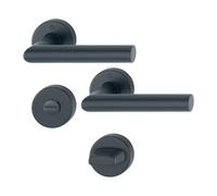 Poignée porte Ams.E1400Z/42KV/42KVS VA F9714M onglet SK/OL DIN Gauche/Droite HOPPE