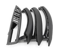 Poignée Porte Boîte Gants Poignée De Traction Du Panneau Commande Fenêtre Avec Couvercle En Cuir Pour BMW X5 X6 E70 E71 2007 - 2014(Carbon,LHD)