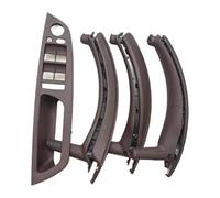 Poignée Porte Boîte Gants Pour BMW X5 X6 E70 E71 2007-2014 7 Pièces LHD RHD Panneau Commutateur Fenêtre Poignée Traction Avec Housse Cuir(Moka,LHD)