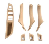 Poignée Porte Boîte Gants Pour Série 5 F10 F11 F18 520i 523i 525i 528i 535i Ensemble Poignées Traction Panneau Commutateur Fenêtre D'accoudoir Porte Intérieure(Beige Lhd 7pcs)