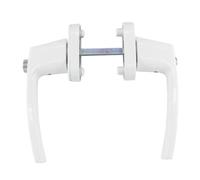 Poignée Porte Coulissante Acier Plastique Double Face Avec Verrou, 53-63MM