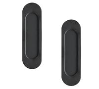 Poignée Porte Coulissante, Lot de 2 Poignées de Porte Coulissante Auto-Adhésives, 10 cm Poignee Baie Vitree Coulissante, Poignee Porte Coulissante, pour Tiroirs, Armoires, Portes Coulissantes, Noir