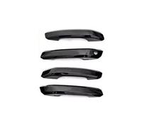 Poignée Porte Couverture Compatible avec pour A4 B9 A5 2017-2019 Accessoires de Voiture Poignée de Porte extérieure Garniture de Couvercle de Cuvette LHD Texture Carbone Noir Brillant(Bright Black)