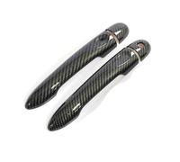 Poignée Porte Extérieure Accessoires De Style Partie Extérieure Pour R&enault Pour Alpine Pour Vision A110 2017-2021 Couvercle Poignée Porte Voiture En Fiber Carbone Couverture Poignée Porte(2Dr 1 key