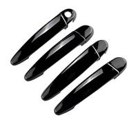 Poignée Porte Extérieure Pour Série 1 3 E87 E90 E91 E92 E93 F30 X1 X2 X3 X4 X6 LHD Accessoires Voiture Poignée Porte Extérieure Garniture Cuvette Cadre Couverture(Noir)