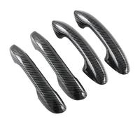 Poignée Porte Extérieure Voiture Compatible Avec Benz Pour W206 Pour X254 Pour C254 2023 2024 2025 Garniture Couvercle Poignée Latérale Extérieure Access Voiture Extérieurs 4 Pièces(Carbon)