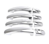 Poignée Porte Extérieure Voiture pour Ford pour Escape pour Kuga 2013-2014 2015-2017 4 Pièces/Ensemble Chrome Voiture Porte Extérieure Poignée Barre Déco Garniture Auto Accessoires Poignée de Porte e