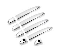 Poignée Porte Extérieure Voiture Pour Sienna 2004-2010 Chrome argent ABS plastique 1 ensemble voiture extérieur côté porte poignée couvercle capuchon moulage garniture