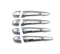 Poignée Porte Housse Compatible Avec BMW Pour E46 330 330ci M3 1996-2005 ABS Chrome Poignée Porte Voiture Couvercle Bol Garniture Style Pâte Conduite À Gauche(4pcs)