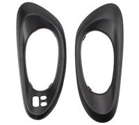 Poignée Porte Interieur Garniture De Poignée De Porte Intérieure De Voiture Avant Et Arrière 15214502 15214503 Pour Chevrolet Pour Trailblazer 2002-2009(1 Pair Front)