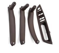 Poignee Porte Interieur Voiture Ensemble 4 Pièces Poignée Porte Avant Côté Conducteur Cache D'accoudoir Garniture Intérieure Panneau Traction Pour BMW(Moka RHD 4PCS SET)