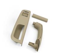 Poignée Porte Intérieure Compatible Avec VW Pour Bora 2008 2009 2010 2011 2012 LHD Commutateur Fenêtre Intérieure Garniture Lunette Poignée Porte Gauche Droite(Beige,4 pcs)